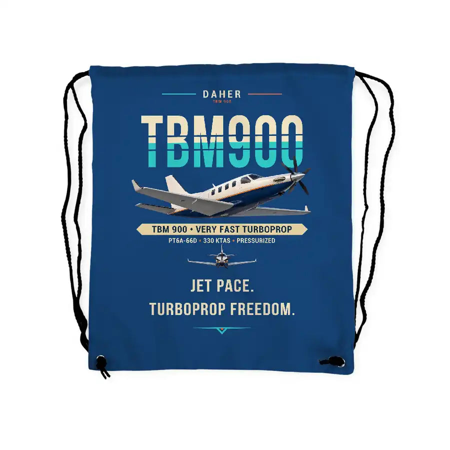 Daher TBM 900 - Drawstring Bag - Original - Blue
