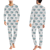 Thumbnail for Daher TBM 900 - Men Pajamas - Original Pattern - Light Gray