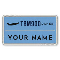 Thumbnail for Daher TBM 900 Patches - Rectangle + Name - Sky Navy