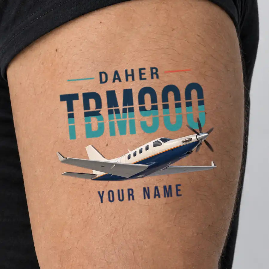 Daher TBM 900 - Tattoo - Original + Name - Man