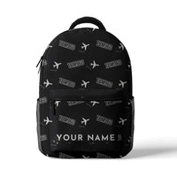 Thumbnail for Daher TBM 960 - 3D Backpack - 3D Pattern + Name - Black