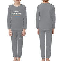 Thumbnail for Daher TBM 960 - Children Pajamas - Heritage Chest + Name - Gray