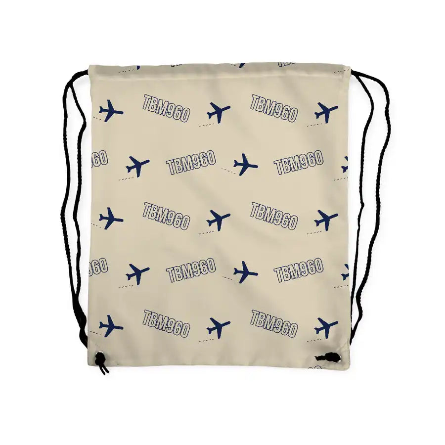 Daher TBM 960 - Drawstring Bag - 3D Pattern - Beige