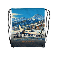Thumbnail for Daher TBM 960 - Drawstring Bag - 3D Scene + Name