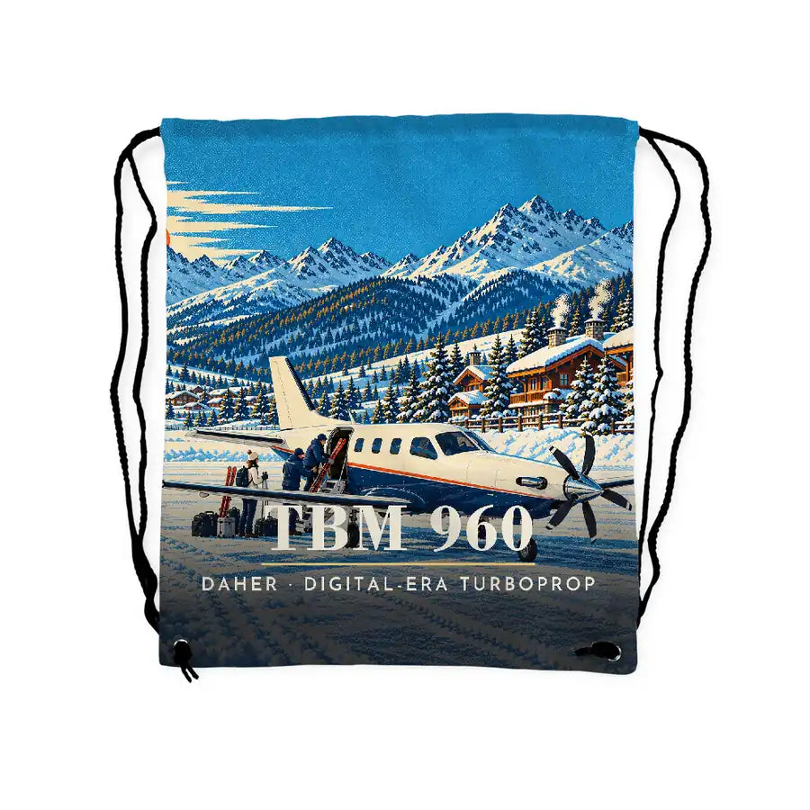 Daher TBM 960 - Drawstring Bag - 3D Scene