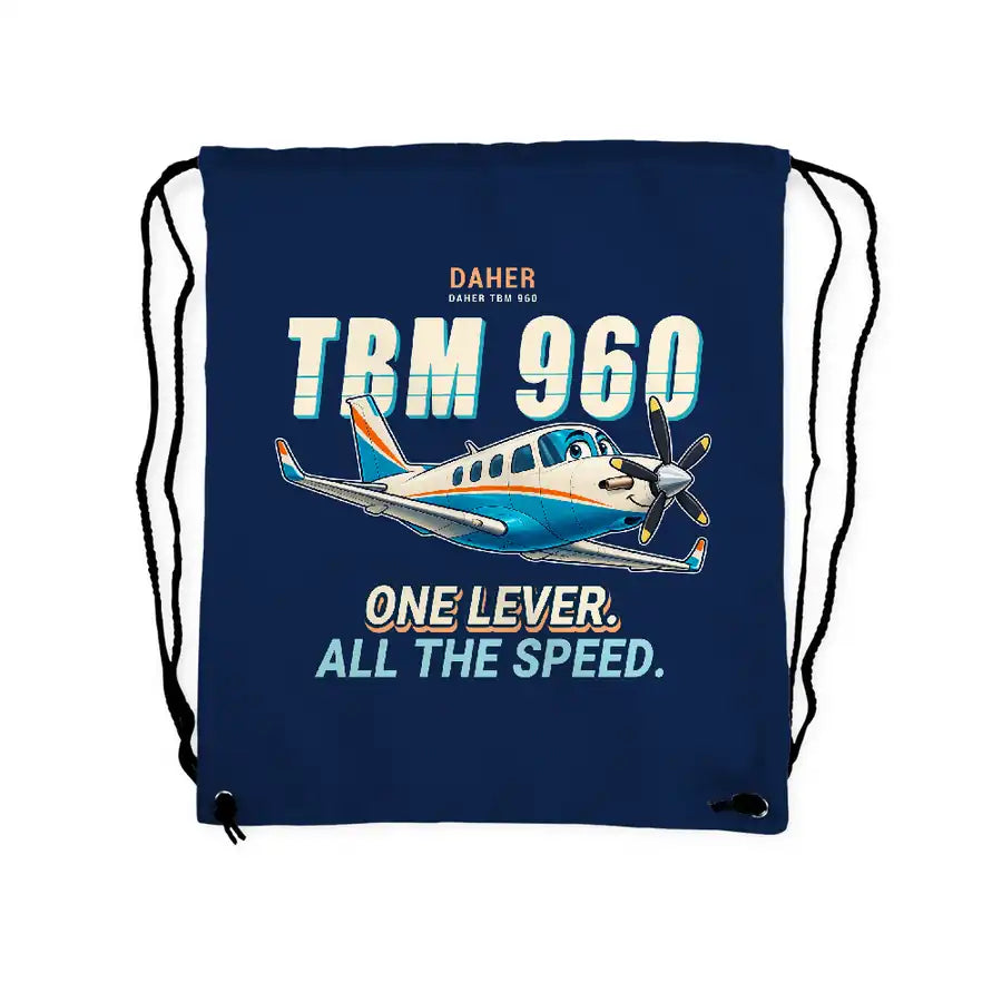 Daher TBM 960 - Drawstring Bag - Cartoon - Dark Blue