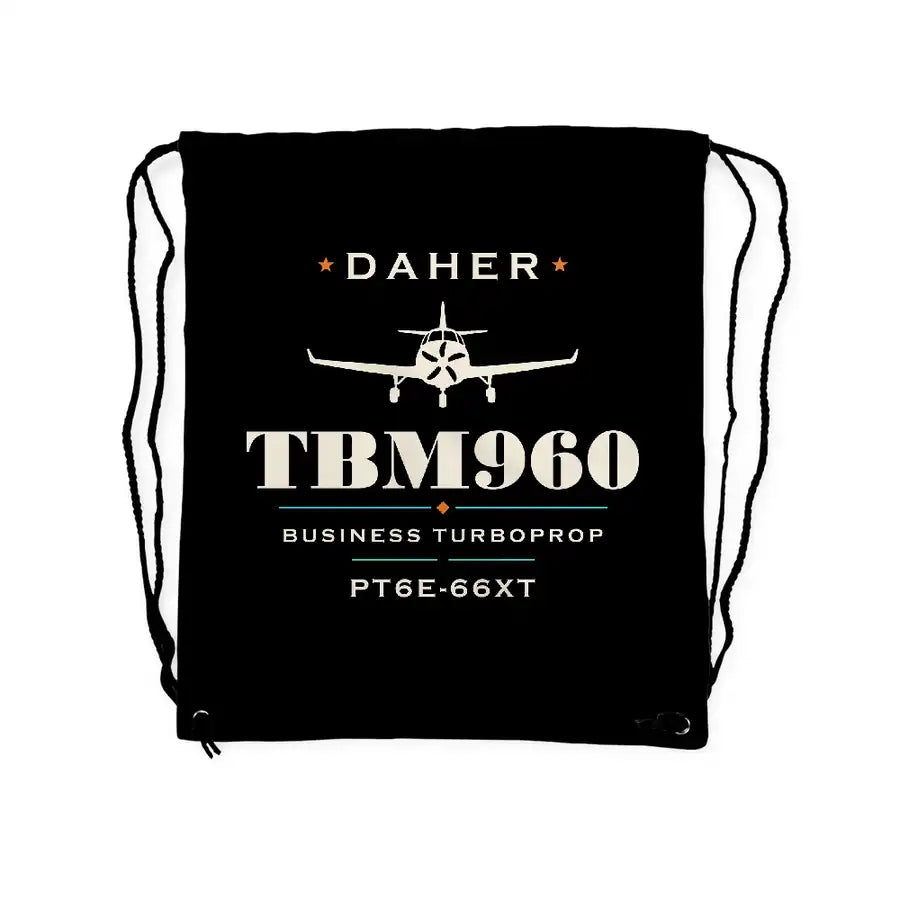 Daher TBM 960 - Drawstring Bag - Heritage - Black
