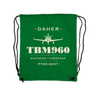 Thumbnail for Daher TBM 960 - Drawstring Bag - Heritage - Green