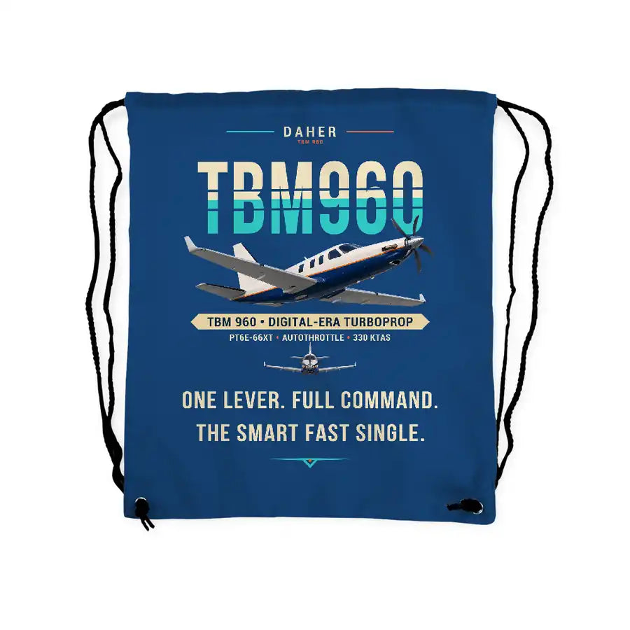 Daher TBM 960 - Drawstring Bag - Original - Blue