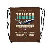 Thumbnail for Daher TBM 960 - Drawstring Bag - Original - Brown