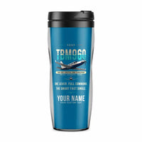 Thumbnail for Daher TBM 960 - Original + Name - Plastic (No Holder) - Light Blue