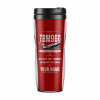 Thumbnail for Daher TBM 960 - Original + Name - Plastic (No Holder) - Red