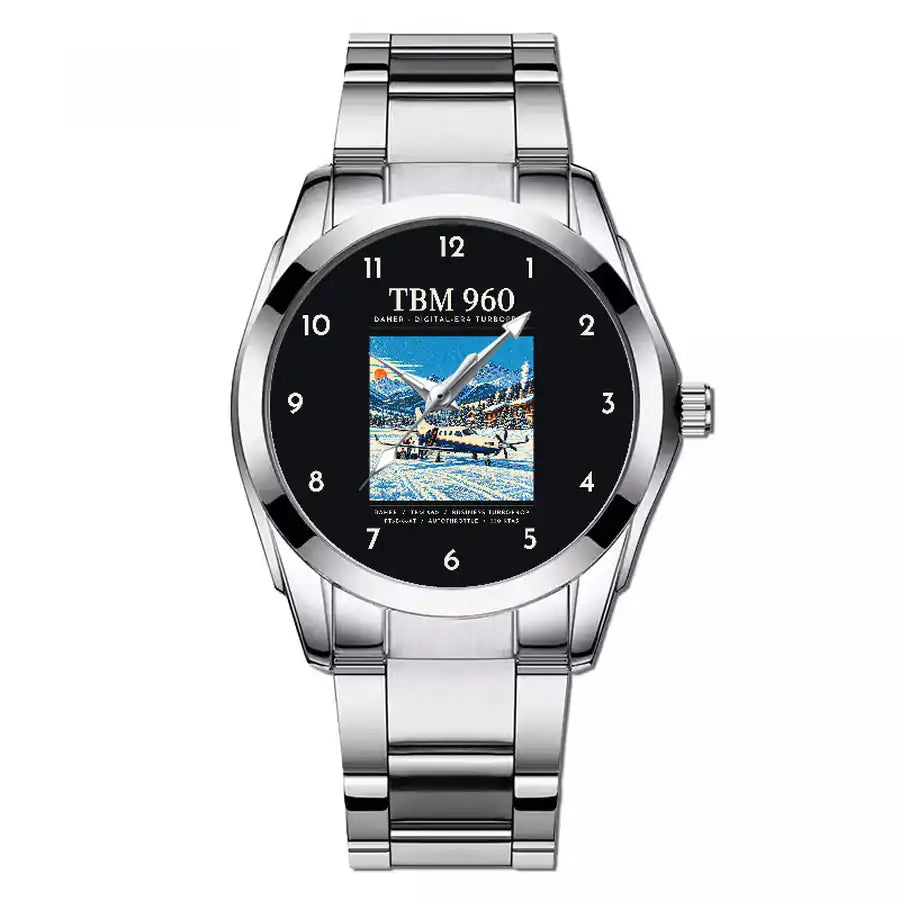 Daher TBM 960 - Poster - Stainless Steel Band - For Men