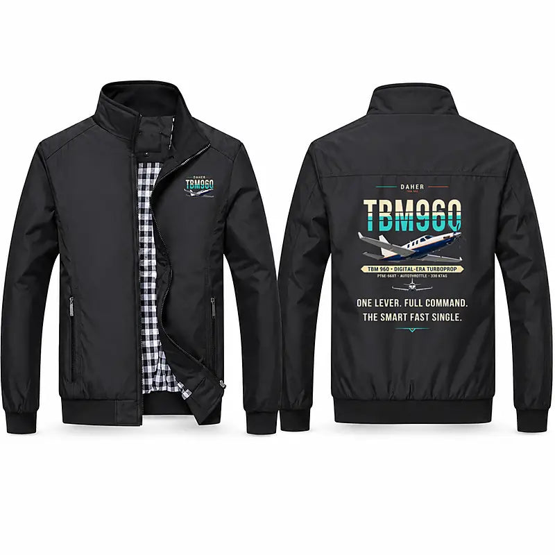 Daher TBM 960 Stylish Jackets - Stand Collar - Original - Black