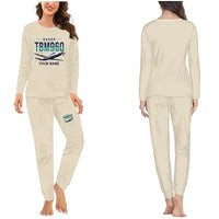 Thumbnail for Daher TBM 960 - Women Pajamas - Original Chest + Name - Beige
