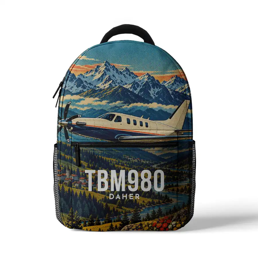 Daher TBM 980 - 3D Backpack - 3D Scene