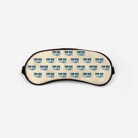Thumbnail for Daher TBM 980 - Cartoon Pattern - Sleep Mask - Beige