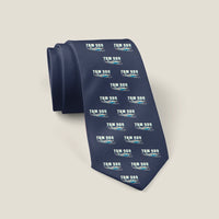 Thumbnail for Daher TBM 980 - Cartoon Pattern - Tie - Navy Blue
