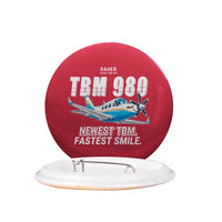 Thumbnail for Daher TBM 980 - Cartoon - Pin - Red