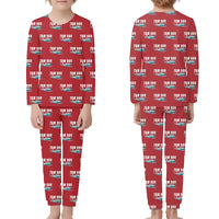 Thumbnail for Daher TBM 980 - Children Pajamas - Cartoon Pattern - Red