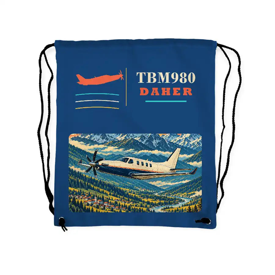 Daher TBM 980 - Drawstring Bag - Classic - Blue