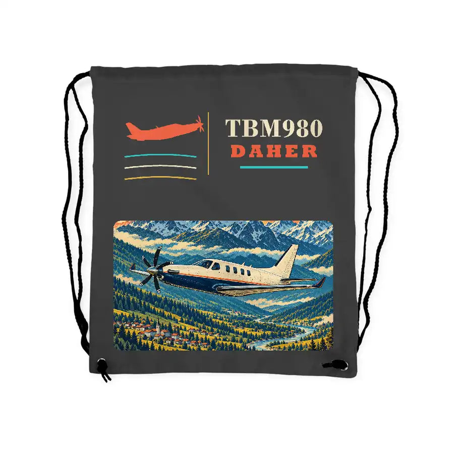 Daher TBM 980 - Drawstring Bag - Classic - Gray