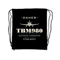 Thumbnail for Daher TBM 980 - Drawstring Bag - Heritage - Black