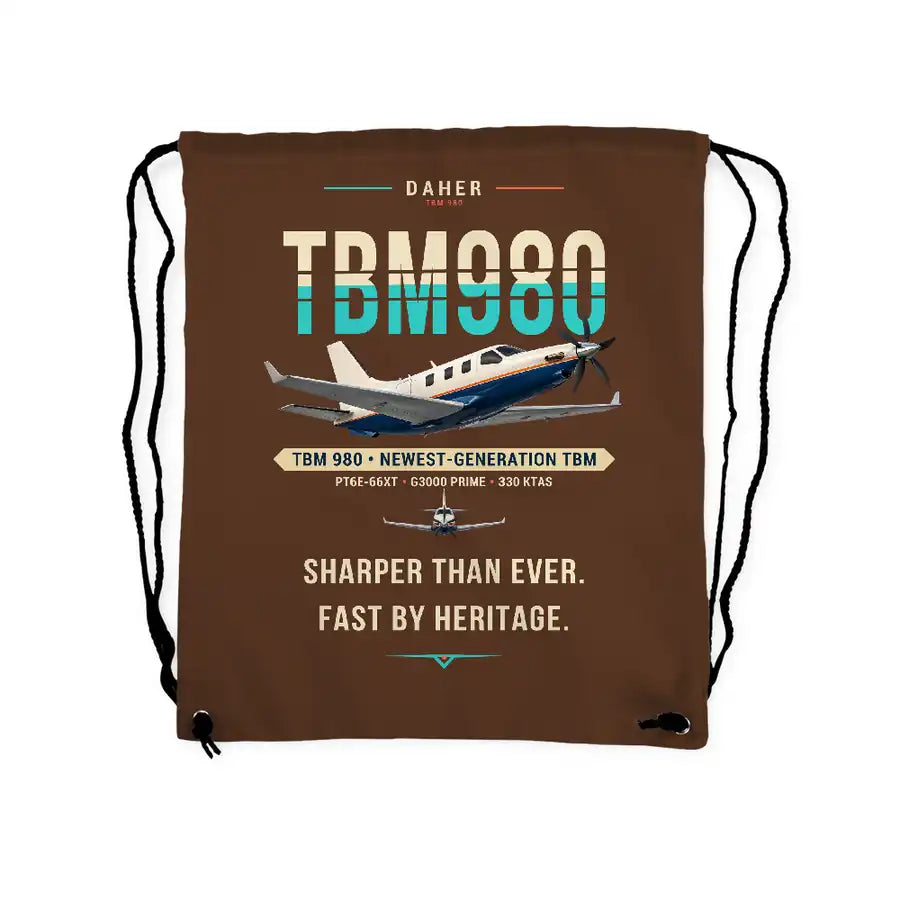 Daher TBM 980 - Drawstring Bag - Original - Brown