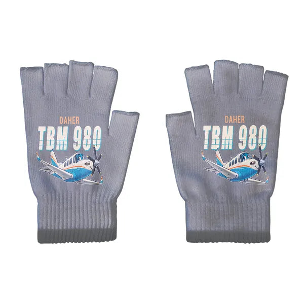 Daher TBM 980 - Gloves - Cut - Cartoon - Gray