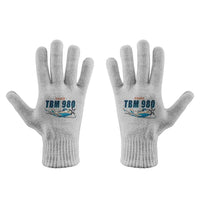Thumbnail for Daher TBM 980 - Gloves - Full - Cartoon - Light Gray
