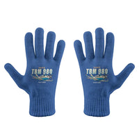 Thumbnail for Daher TBM 980 - Gloves - Full - Cartoon + Name - Blue