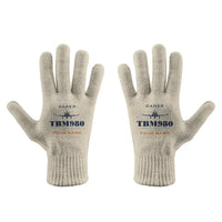 Thumbnail for Daher TBM 980 - Gloves - Full - Heritage + Name - Beige
