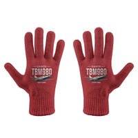 Thumbnail for Daher TBM 980 - Gloves - Full - Original + Name - Red