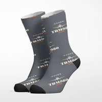 Thumbnail for Daher TBM 980 - Heritage + Name - Socks - Grey
