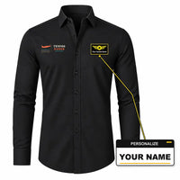 Thumbnail for Daher TBM 980 - Long Sleeve Shirt - Poster - Black + NAME