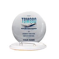 Thumbnail for Daher TBM 980 - Original + Name - Pin - Light Gray