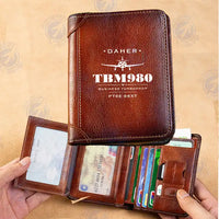 Thumbnail for Daher TBM 980 Leather Wallets - Printed Leather Wallet - Heritage