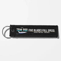 Thumbnail for Daher TBM 900 Aviator Key Chains - Black