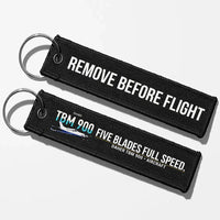 Thumbnail for Daher TBM 900 Aviator Key Chains - Black - Remove Before Flight