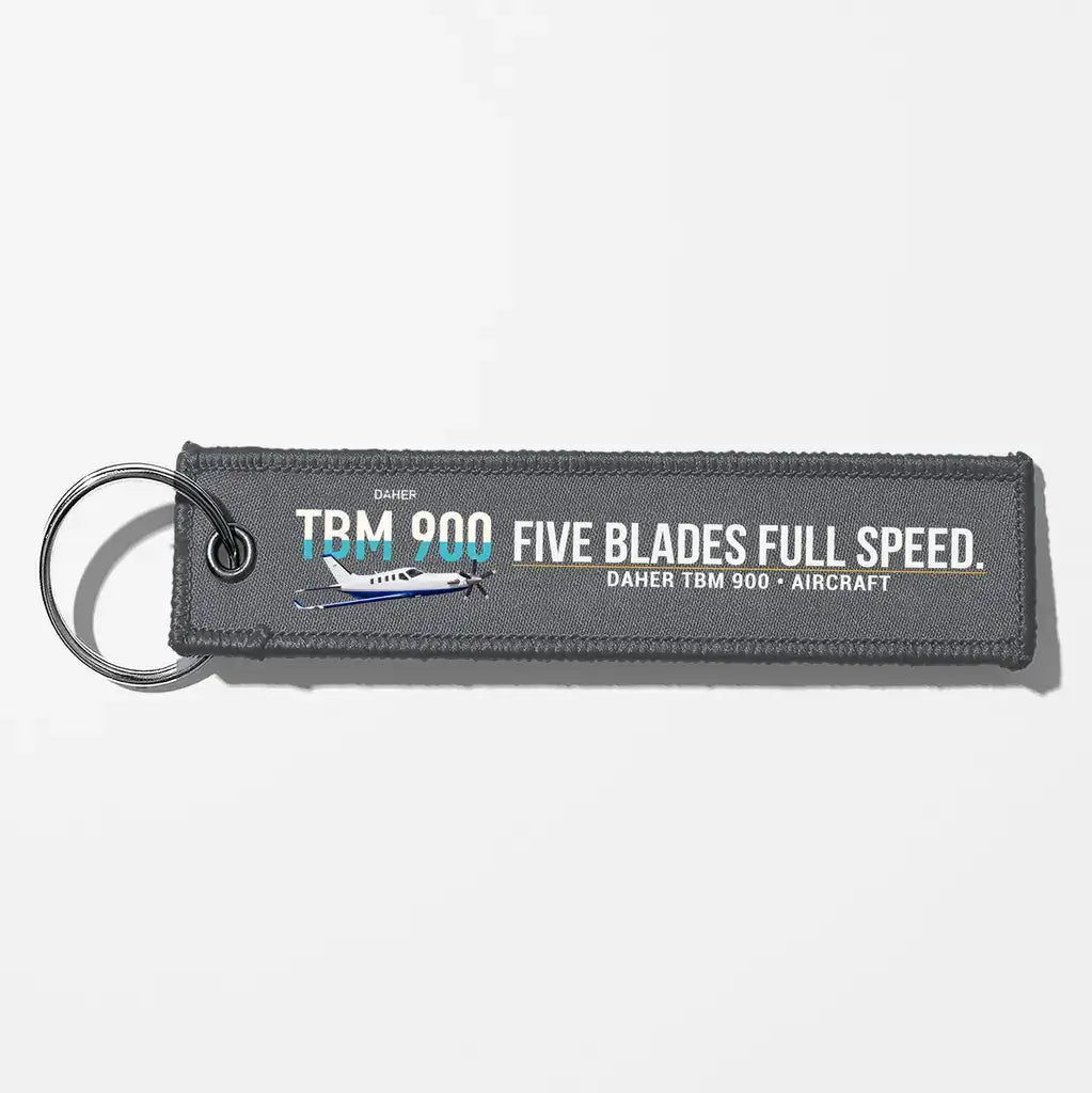 Daher TBM 900 Aviator Key Chains - Gray
