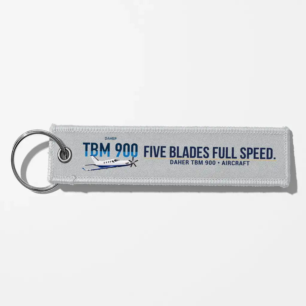 Daher TBM 900 Aviator Key Chains - Light Gray