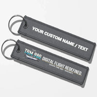 Thumbnail for Daher TBM 980 Aviator Key Chains - Gray - Personalized
