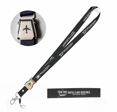 Daher TBM 980 seat belt lanyard - black
