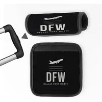 Thumbnail for Dallas Fort Worth International Airport (DFW) Luggage Handle Covers - Black