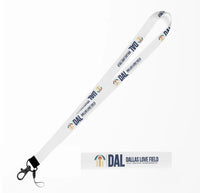Thumbnail for Dallas Love Field (DAL) lanyard - white