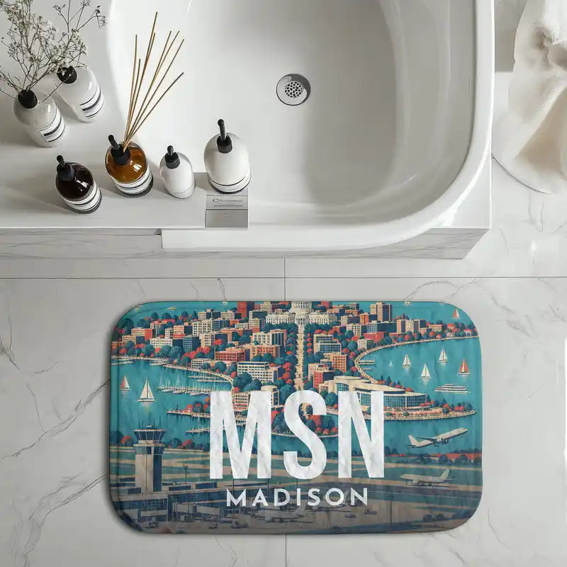 Dane County Regional Airport Madison (MSN) bath mat