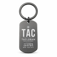 Thumbnail for Daniel Z. Romualdez Airport TAC - Key Chain - Original Design - Black