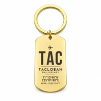 Thumbnail for Daniel Z. Romualdez Airport TAC - Key Chain - Original Design - Gold