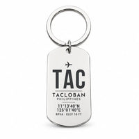 Thumbnail for Daniel Z. Romualdez Airport TAC - Key Chain - Original Design - Silver