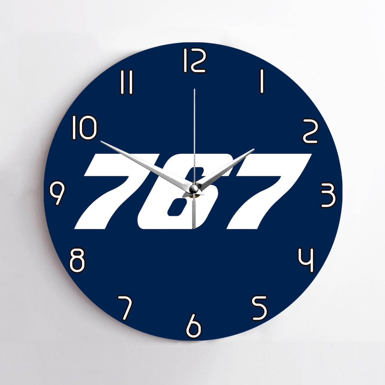 767 Flat Text Designed Wall Clocks